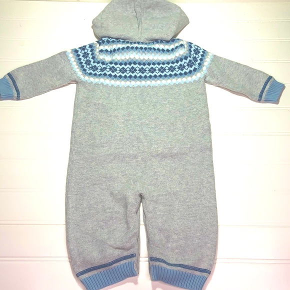 Little Red Caboose Fair Isle Sweater Outfit 6-9 - Picture 9 of 13